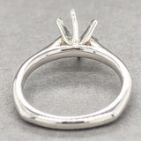 Estate 14K W Gold Solitaire Engagement Ring Setting - Walter Bauman Jewelers