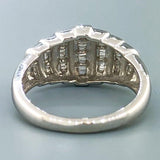 Estate 14k WG 1.5cttw Diamond Dome Ring - Walter Bauman Jewelers