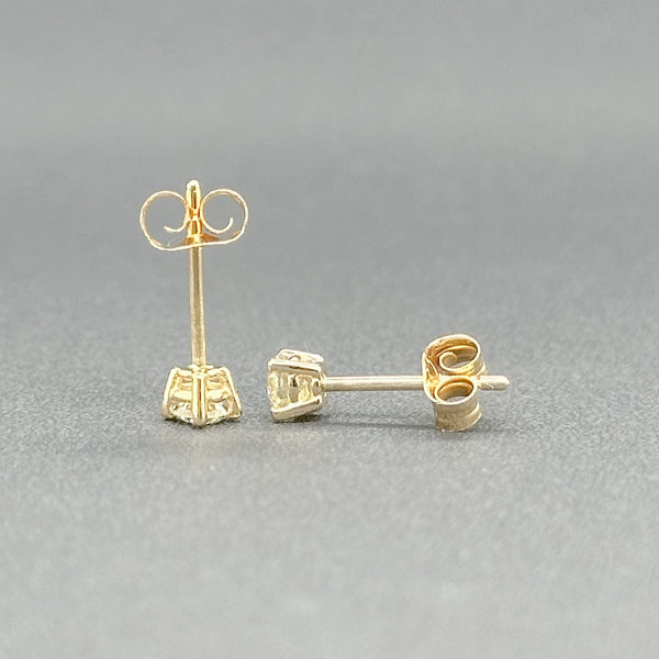 Estate 14K Y Gold 0.24cttw J/VS2-SI1 Diamond Stud Earrings - Walter Bauman Jewelers