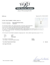 Estate 14K Y Gold 0.25ct J-K/VS1 Diamond Pendant - Walter Bauman Jewelers