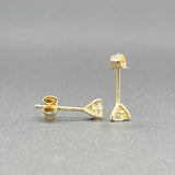 Estate 14K Y Gold 0.26cttw J/SI1 Diamond Stud Earrings - Walter Bauman Jewelers