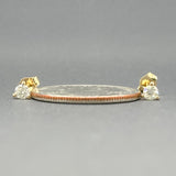 Estate 14K Y Gold 0.26cttw J/SI1 Diamond Stud Earrings - Walter Bauman Jewelers
