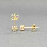 Estate 14K Y Gold 0.29cttw G-H/SI2 Diamond Stud Earrings - Walter Bauman Jewelers