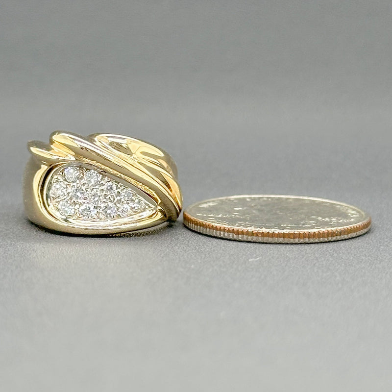 Estate 14K Y Gold 0.29cttw H/SI1 Diamond Ring - Walter Bauman Jewelers
