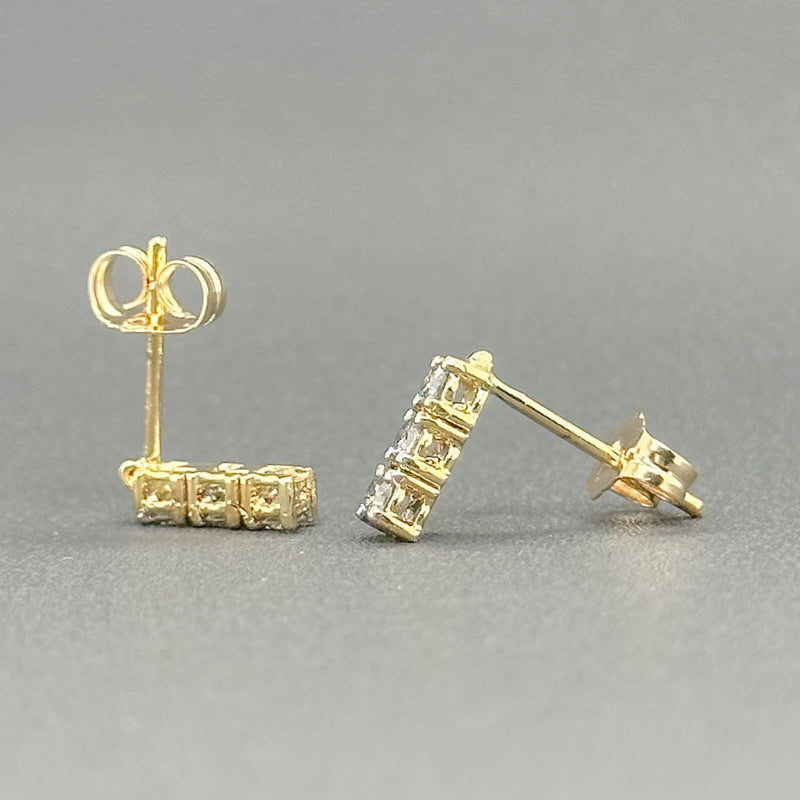 Estate 14K Y Gold 0.29cttw I-J/SI2 Diamond Stud Earrings - Walter Bauman Jewelers