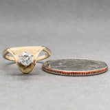 Estate 14K Y Gold 0.33ct I/VS Diamond Cocktail Ring - Walter Bauman Jewelers