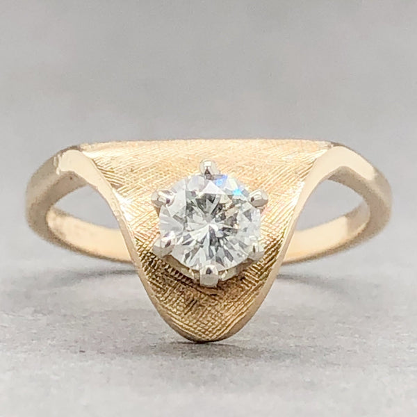 Estate 14K Y Gold 0.33ct I/VS Diamond Cocktail Ring - Walter Bauman Jewelers