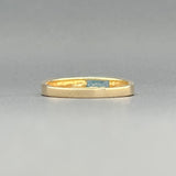 Estate 14K Y Gold 0.34ct Blue Topaz Ring - Walter Bauman Jewelers