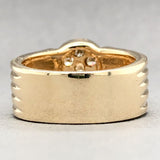Estate 14K Y Gold 0.42cttw H-I/SI1 Diamond Cluster Ring - Walter Bauman Jewelers
