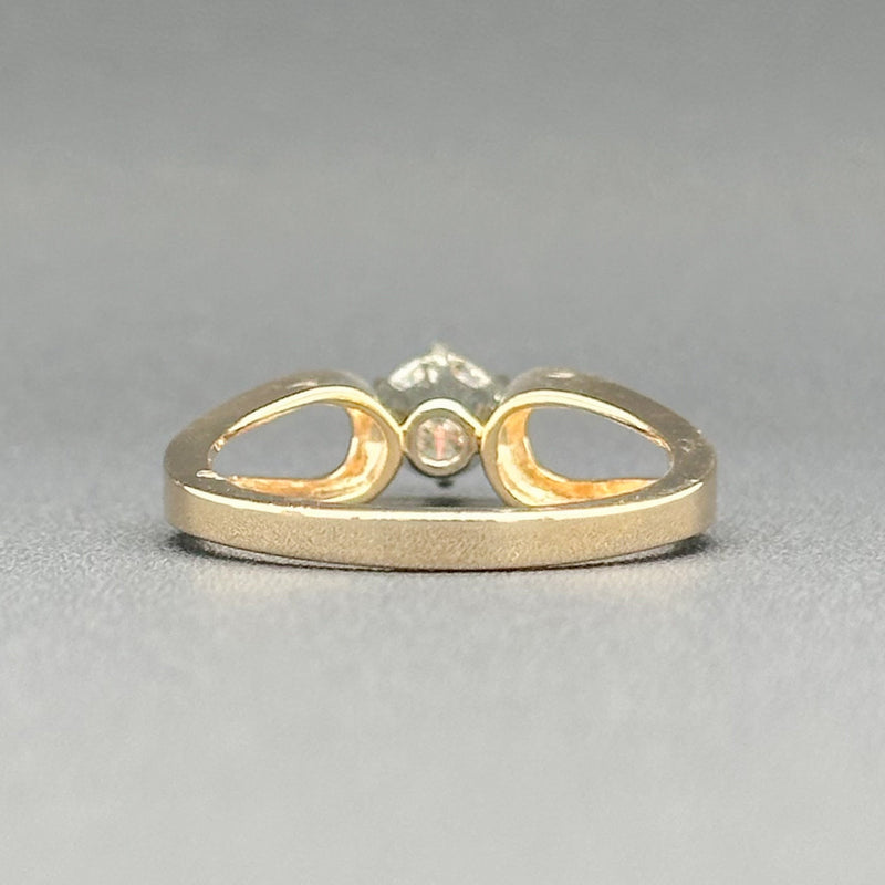Estate 14K Y Gold 0.54ct I/SI1 Diamond Engagement Ring - Walter Bauman Jewelers