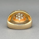 Estate 14K Y Gold 0.58cttw H-I/SI2 Diamond President Men's Ring - Walter Bauman Jewelers