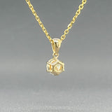 Estate 14K Y Gold 0.60ct K/SI2 Diamond Pendant - Walter Bauman Jewelers