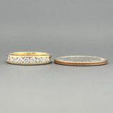 Estate 14K Y Gold 0.75cttw H-I/SI1-2 Diamond Anniversary Ring - Walter Bauman Jewelers