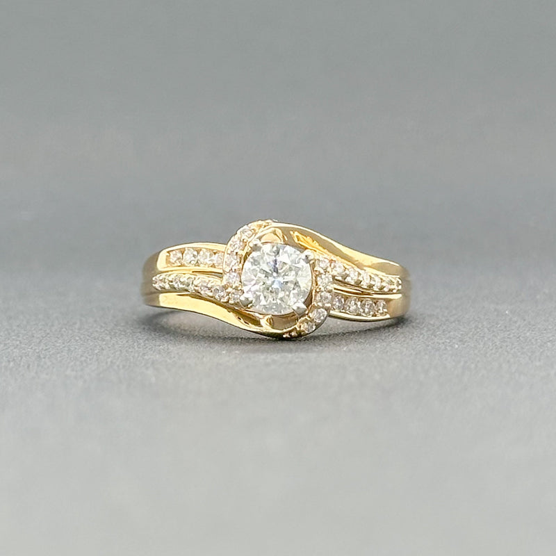 Estate 14K Y Gold 0.75cttw H/I1 Diamond Engagement Ring - Walter Bauman Jewelers