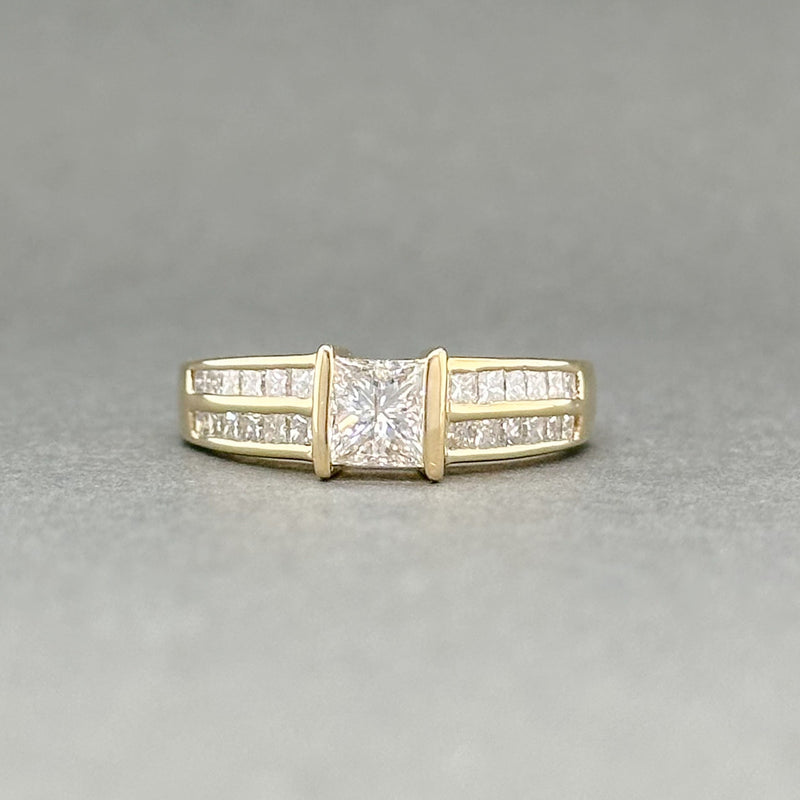 Estate 14K Y Gold 0.95ctw F-G/SI1 Diamond Engagement Ring - Walter Bauman Jewelers