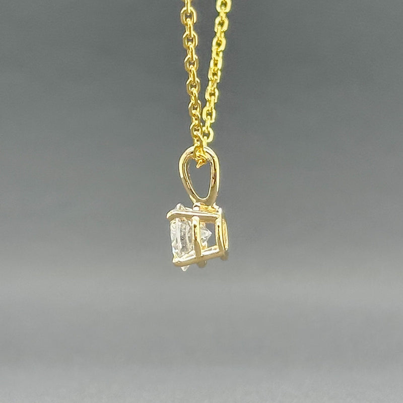 Estate 14K Y Gold 0.98ct G/I2 Diamond Pendant - Walter Bauman Jewelers