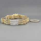 Estate 14K Y Gold 1.00cttw H/SI1-2 Diamond Bracelet - Walter Bauman Jewelers