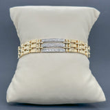 Estate 14K Y Gold 1.00cttw H/SI1-2 Diamond Bracelet - Walter Bauman Jewelers