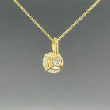 Estate 14K Y Gold 1.15ct H/SI2 OEC Diamond Solitaire Pendant - Walter Bauman Jewelers