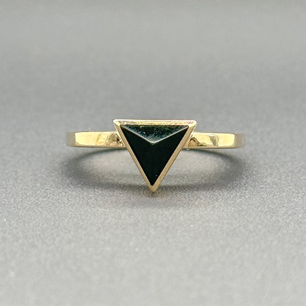Estate 14K Y Gold 1.20ct Onyx Ring - Walter Bauman Jewelers