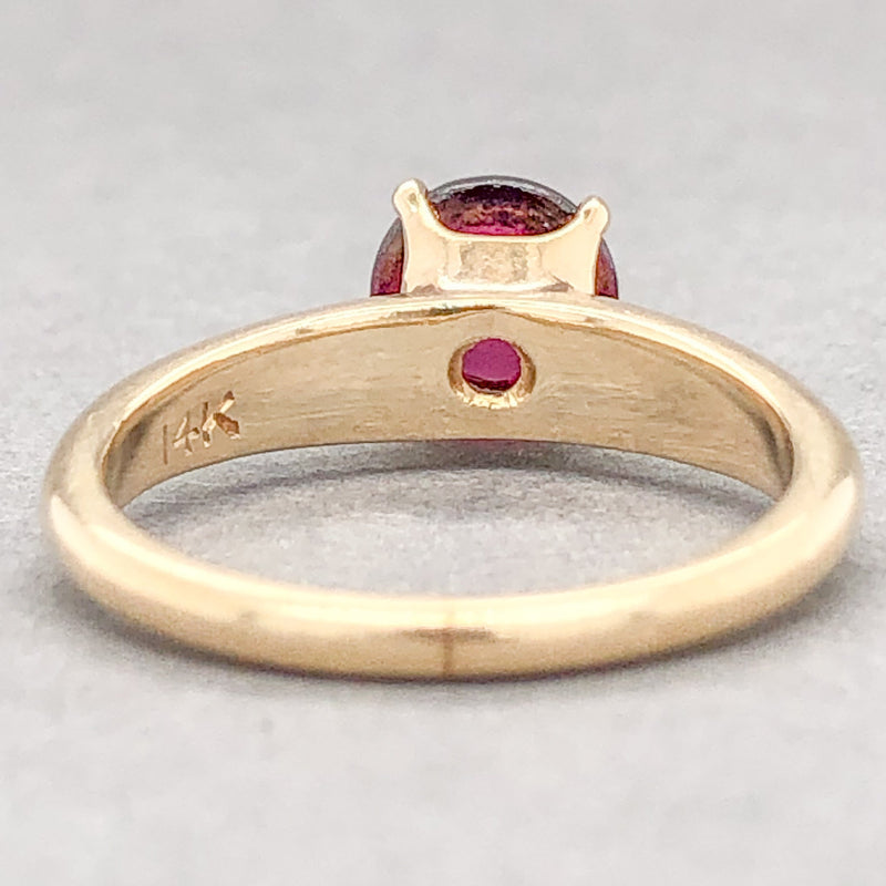 Estate 14K Y Gold 1.36ct Garnet Ring - Walter Bauman Jewelers