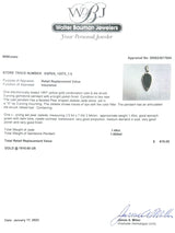 Estate 14K Y Gold 1.45ct Jadeite Pendant - Walter Bauman Jewelers