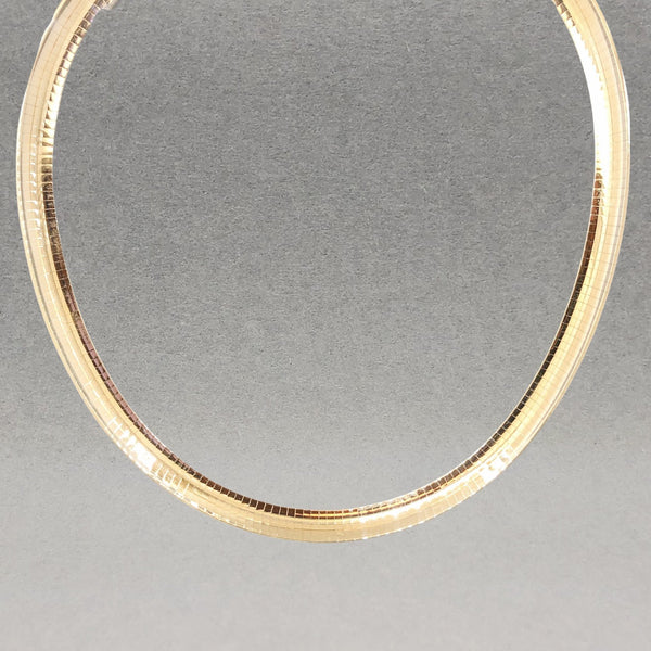 Estate 14K Y Gold 16” Omega Necklace - Walter Bauman Jewelers