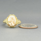 Estate 14K Y Gold 2.15ct Gold Bearing Quartz Ring - Walter Bauman Jewelers