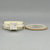 Estate 14K Y Gold 2.19cttw H-I/SI1 Diamond Engagement Ring - Walter Bauman Jewelers