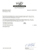 Estate 14K Y Gold 2.36cttw Multicolor Tourmaline Filigree Pin - Walter Bauman Jewelers