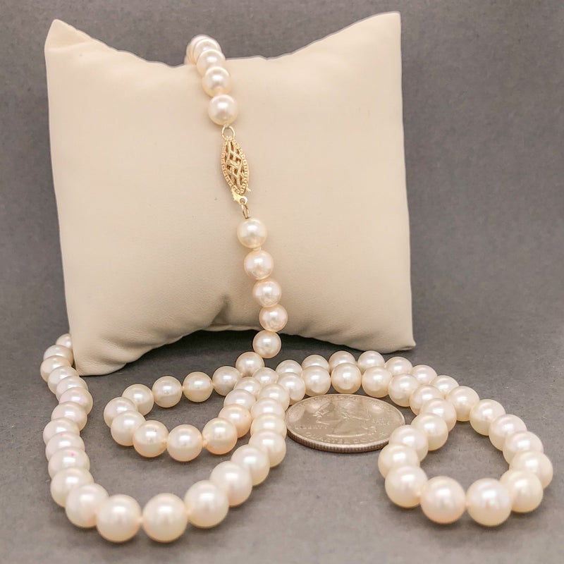 Pearl Necklaces - Cultured Akoya Pearl Strands (Length: 24)