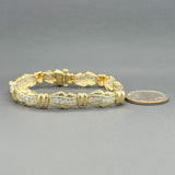 Estate 14K Y Gold 2.60ttw H-I/SI2-I1 Diamond Bracelet - Walter Bauman Jewelers