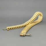 Estate 14K Y Gold 2.72cttw H/SI1-2 Diamond Bracelet - Walter Bauman Jewelers