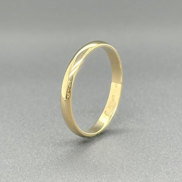 Estate 14K Y Gold 3.14mm Polished Wedding Band - Walter Bauman Jewelers