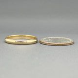 Estate 14K Y Gold 3.14mm Polished Wedding Band - Walter Bauman Jewelers