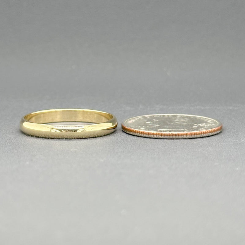 Estate 14K Y Gold 3.17mm Polished Wedding Ring - Walter Bauman Jewelers