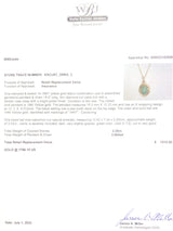 Estate 14K Y Gold 3.25ct Emerald Cabochon Pendant - Walter Bauman Jewelers