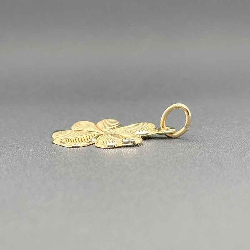 Estate 14K Y Gold 4 Leaf Clover Charm - Walter Bauman Jewelers