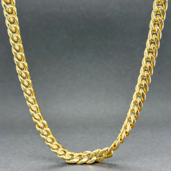 Estate 14K Y Gold 5.90mm 22” Curb Link Chain - Walter Bauman Jewelers