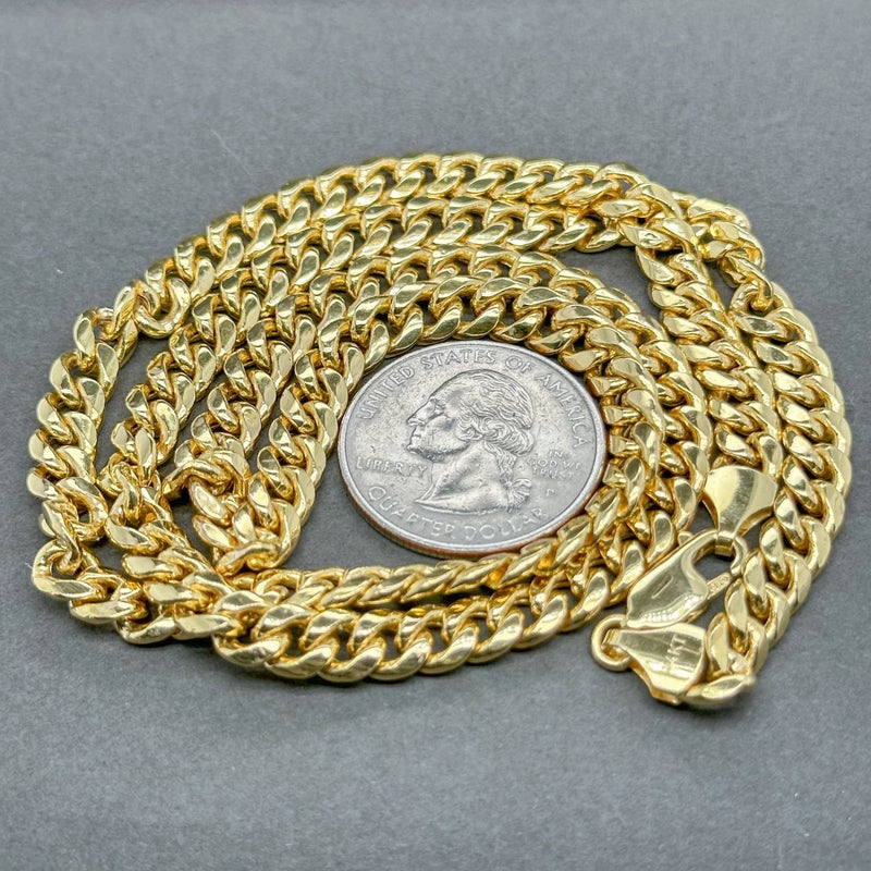 Estate 14K Y Gold 5.90mm 22” Curb Link Chain - Walter Bauman Jewelers