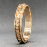 Estate 14K Y Gold 5mm Floral Design Wedding Band - Walter Bauman Jewelers