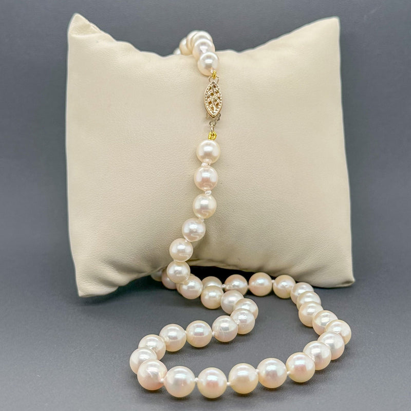 Double Strand Pearl Necklace Graduated Pearl Necklace Pearl Bridal Necklace  Vintage Style Wedding Jewelry Classic Pearl Necklace -  Canada