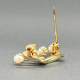 Estate 14K Y Gold FWP Crown Pin - Walter Bauman Jewelers