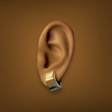 Estate 14K Y Gold Hectagonal Hoop Earrings - Walter Bauman Jewelers