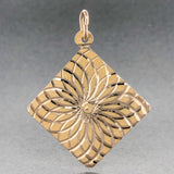 Estate 14K Y Gold Large Mother Mary Pendant - Walter Bauman Jewelers