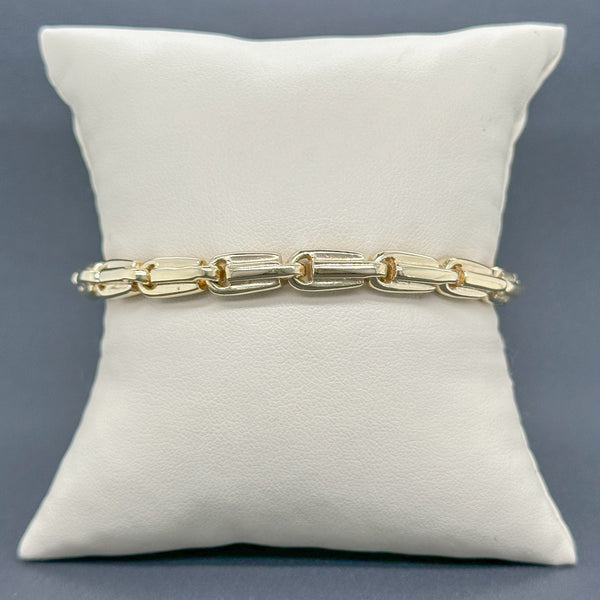 Estate 14K Y Gold Men’s 5.97mm Heavy Chain Bracelet - Walter Bauman Jewelers