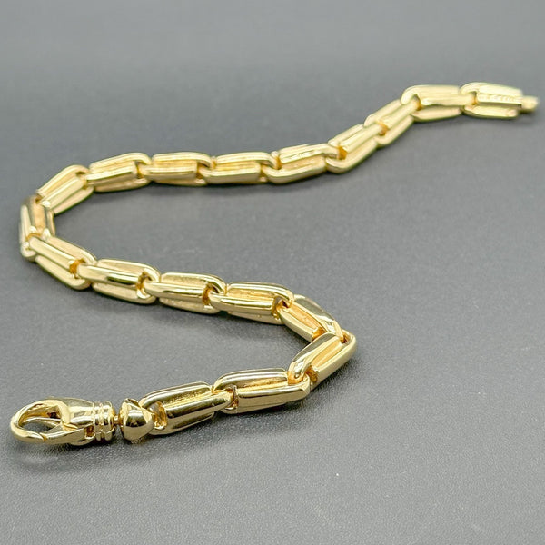 Estate 14K Y Gold Men’s 5.97mm Heavy Chain Bracelet - Walter Bauman Jewelers