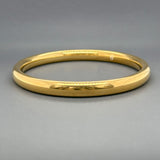 Estate 14K Y Gold Overlay Bangle Bracelet - Walter Bauman Jewelers