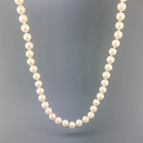 Estate 14k YG 18" Pearl Necklace - Walter Bauman Jewelers
