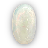 Estate 15.67ct White Opal Oval Cabochon Loose Gemstone - Walter Bauman Jewelers
